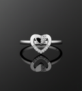 Heart in Heart 925 AD Ring
