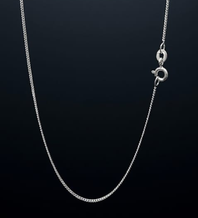 Classic Curb Chain 925 Sterling Silver Necklace