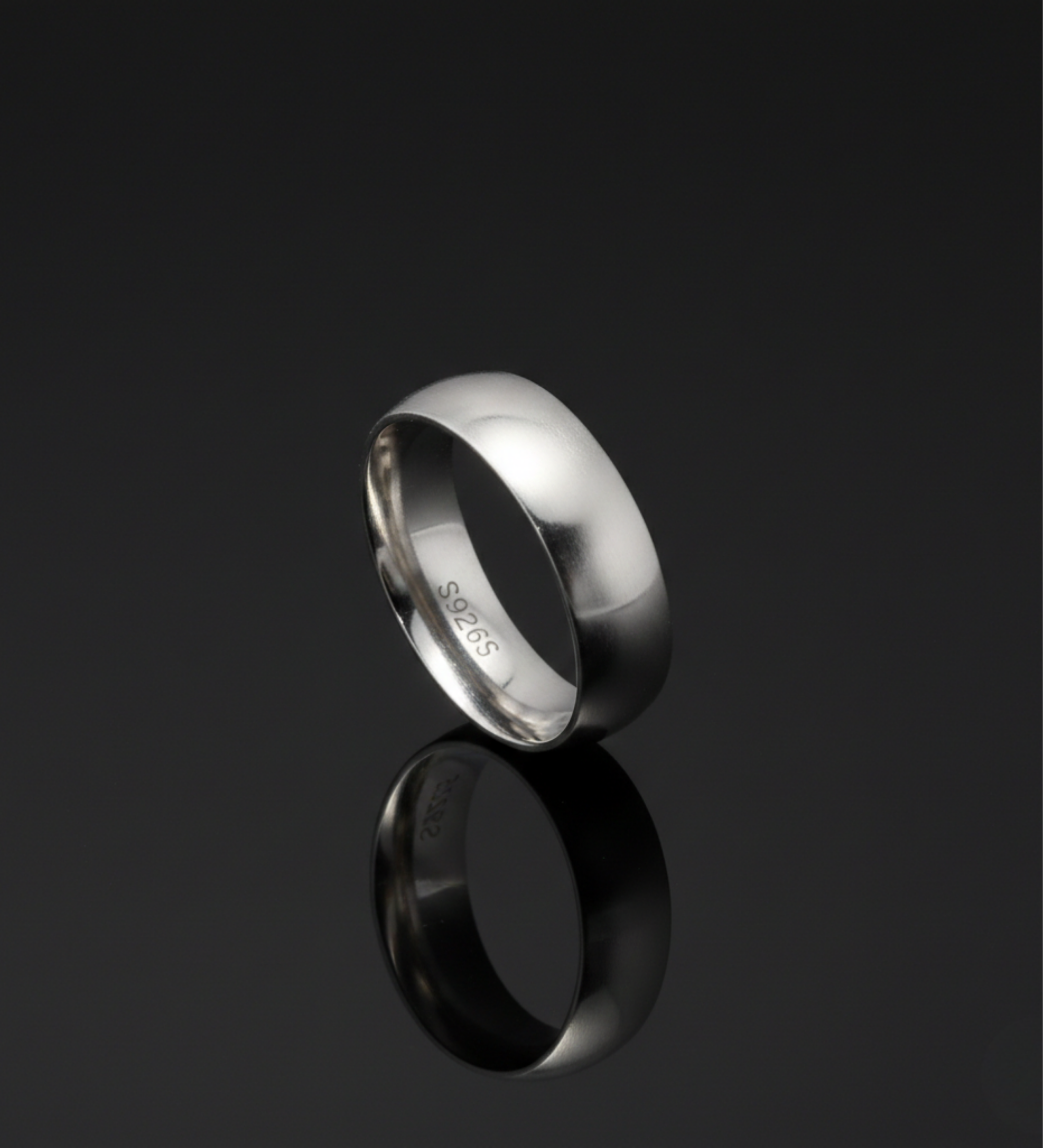 Sterling Silver Simple Band (Unisex Design)