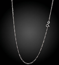 Classic Figaro Chain 925 Sterling Silver Necklace