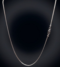 Sleek Snake Chain 925 Sterling Silver Necklace