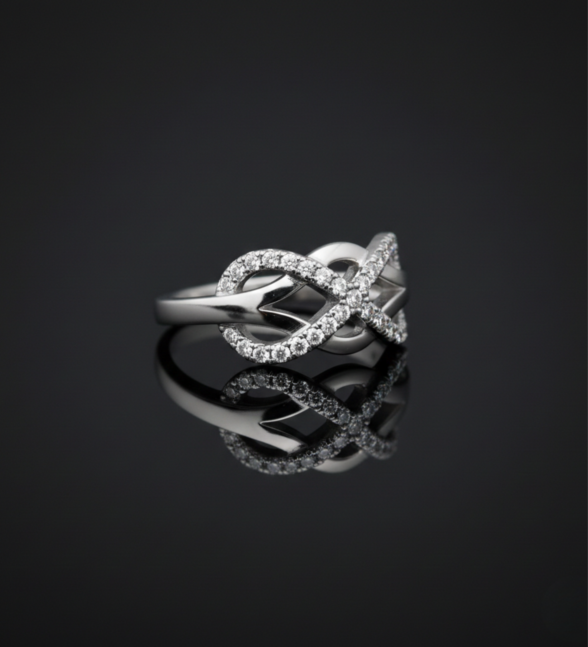 Loved Infinity 925 Silver Ring