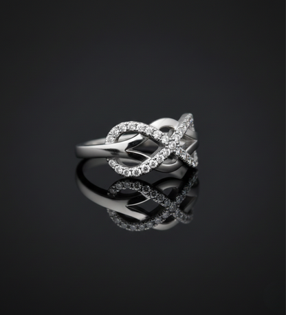 Loved Infinity 925 Silver Ring