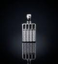 925 Sterling Silver Modern Geometric Pendant