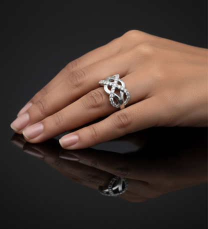 Loved Infinity 925 Silver Ring