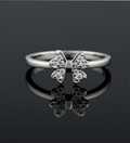 Sterling Silver Bow AD Ring