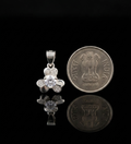 925 Sterling Silver Floral Bloom Pendant
