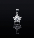 Radiant Star Bloom 925 Sterling Silver Pendant