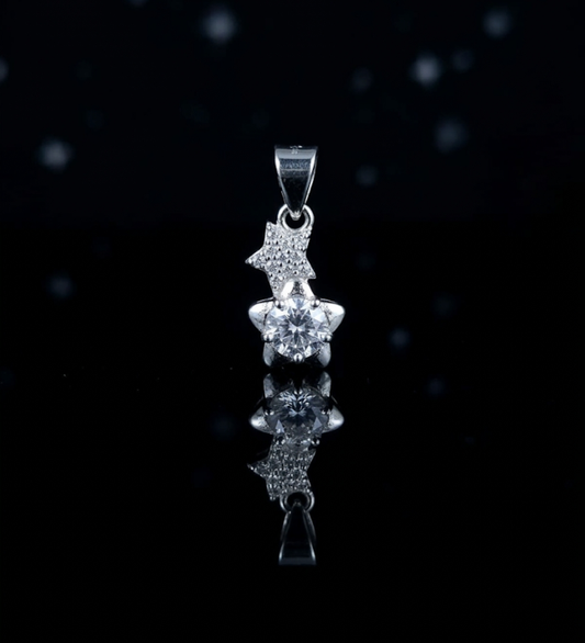 Shooting Star 925 Sterling Silver Pendant