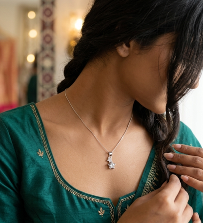 Shooting Star 925 Sterling Silver Pendant
