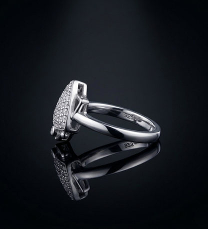 925 Silver Radiant Starburst Ring