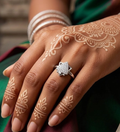925 Silver Radiant Starburst Ring