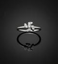Swastik 925 Light Weight AD Ring