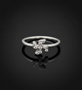 Swastik 925 Light Weight AD Ring