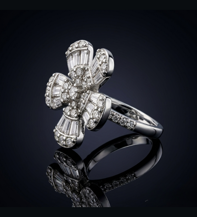 Blooming Floral 925 Sterling Silver Ring