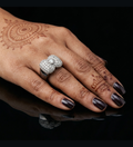 Luxury Bow Statement Ring in 925 Sterling Silver