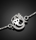 925 Sterling Silver Om Ganesha Rakhi Bracelet