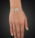 925 Sterling Silver Om Ganesha Rakhi Bracelet