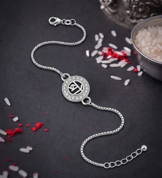 925 Sterling Silver Bro Rakhi Bracelet for Brother