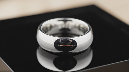Sterling Silver Simple Band (Unisex Design)